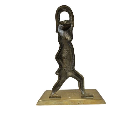 Virginia Metal Crafters Colonial Williamsburg Hessian Soldier Brass Bookend - Picture 2 of 4